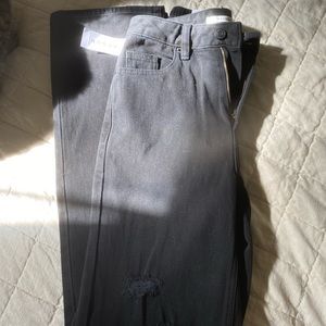 Jeans with tags